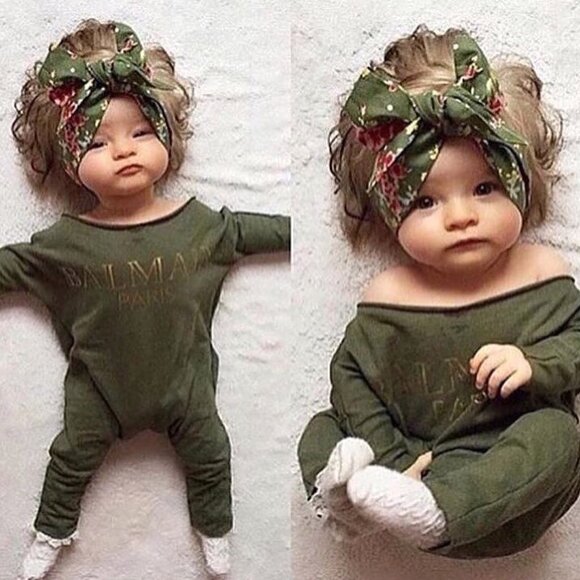 Kid Couture Fun Romper Balman Paris Inspired Graphic NEW NWT - Picture 3 of 6